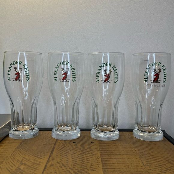 See of 4 Alexander Keith’s Pint Glasses - Picture 4 of 5